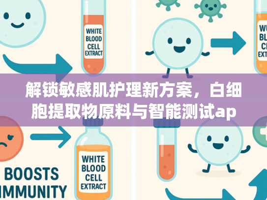 解锁敏感肌护理新方案，白细胞提取物原料与智能测试app的协同应用