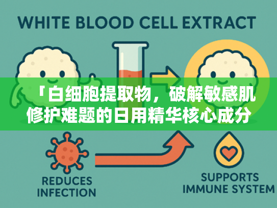 「白细胞提取物，破解敏感肌修护难题的日用精华核心成分」