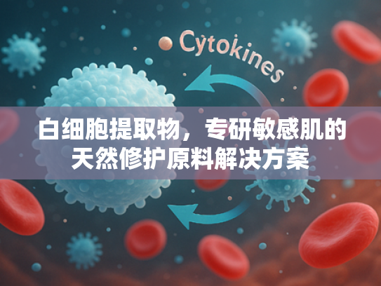 白细胞提取物，专研敏感肌的天然修护原料解决方案