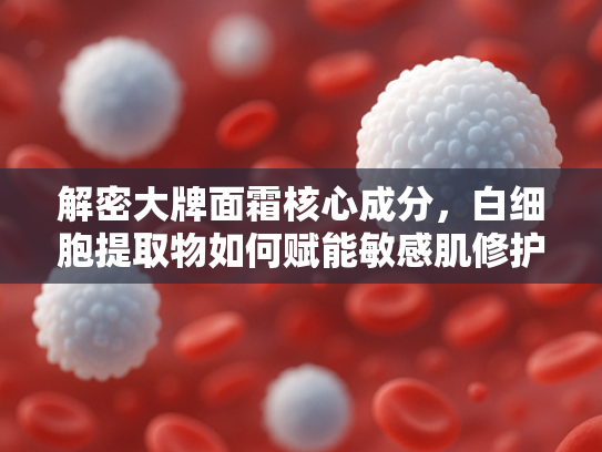 解密大牌面霜核心成分，白细胞提取物如何赋能敏感肌修护