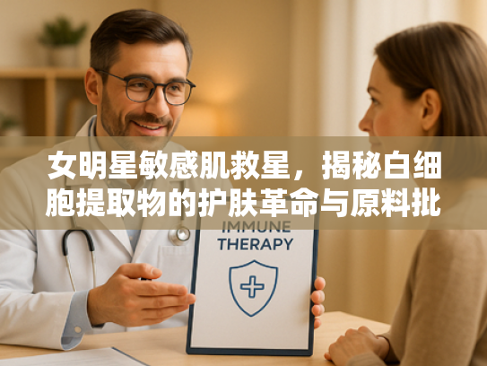 女明星敏感肌救星，揭秘白细胞提取物的护肤革命与原料批发优势