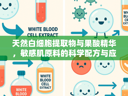 天然白细胞提取物与果酸精华，敏感肌原料的科学配方与应用前景