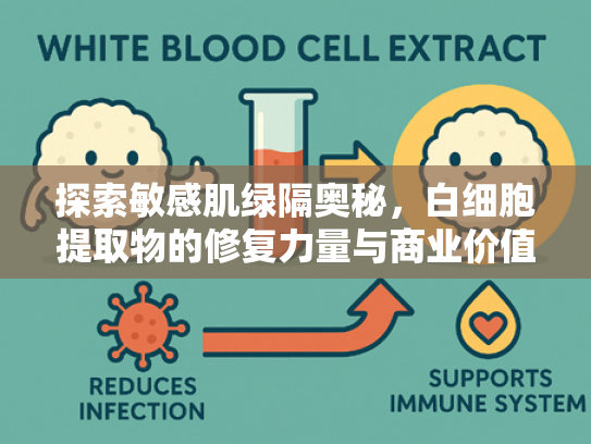 探索敏感肌绿隔奥秘，白细胞提取物的修复力量与商业价值