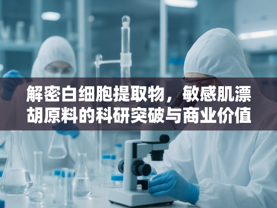 解密白细胞提取物，敏感肌漂胡原料的科研突破与商业价值