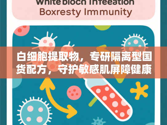 白细胞提取物，专研隔离型国货配方，守护敏感肌屏障健康