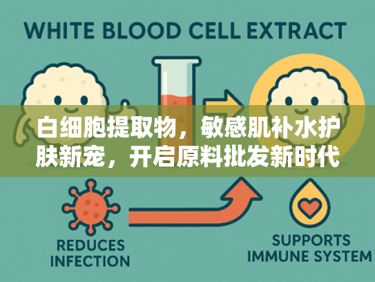 白细胞提取物，敏感肌补水护肤新宠，开启原料批发新时代！