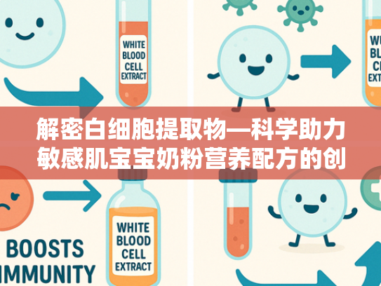解密白细胞提取物—科学助力敏感肌宝宝奶粉营养配方的创新升级