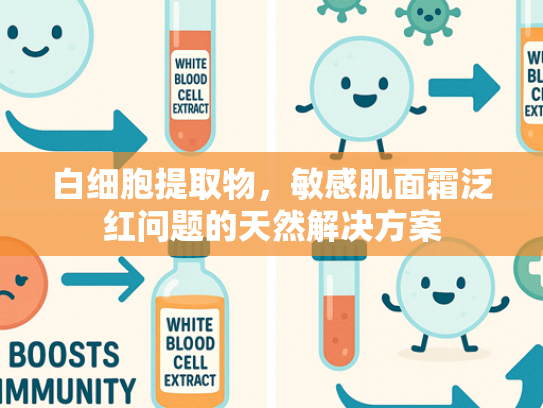 白细胞提取物，敏感肌面霜泛红问题的天然解决方案