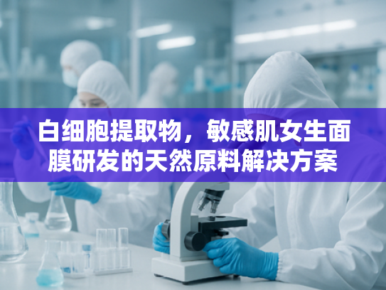 白细胞提取物，敏感肌女生面膜研发的天然原料解决方案