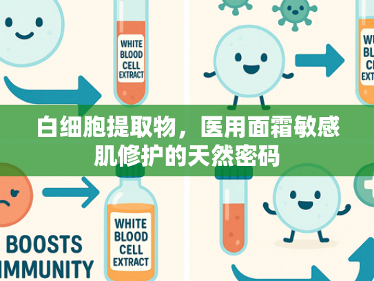 白细胞提取物，医用面霜敏感肌修护的天然密码