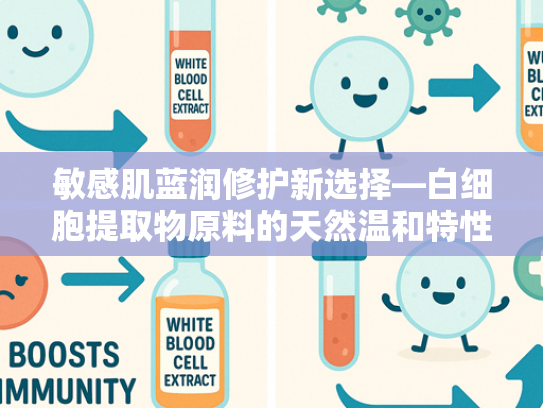 敏感肌蓝润修护新选择—白细胞提取物原料的天然温和特性解析