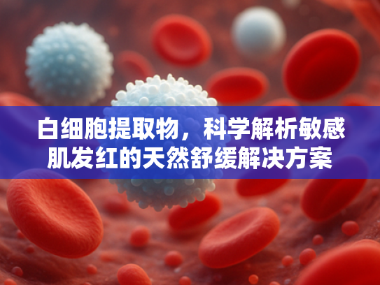 白细胞提取物，科学解析敏感肌发红的天然舒缓解决方案