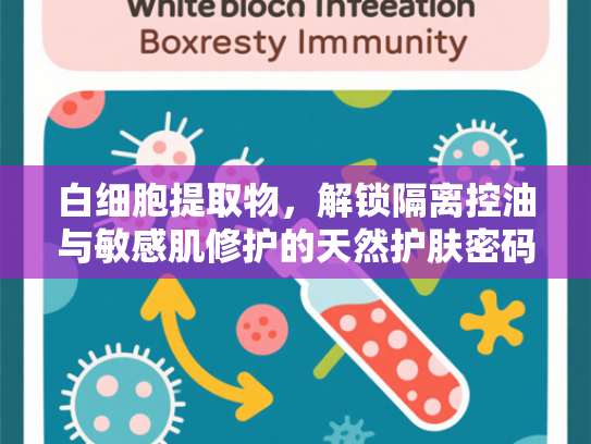 白细胞提取物，解锁隔离控油与敏感肌修护的天然护肤密码