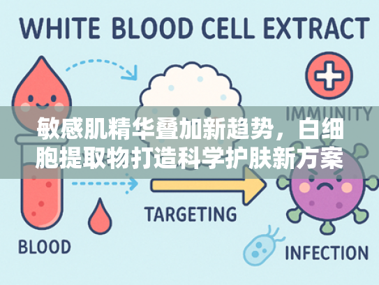 敏感肌精华叠加新趋势，白细胞提取物打造科学护肤新方案