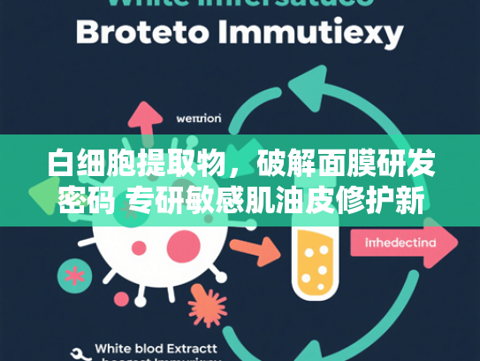 白细胞提取物，破解面膜研发密码 专研敏感肌油皮修护新方案
