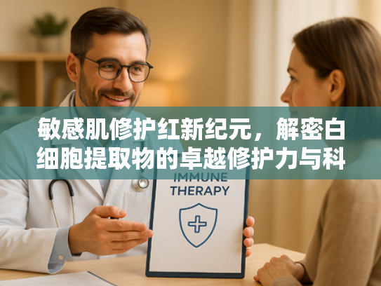 敏感肌修护红新纪元，解密白细胞提取物的卓越修护力与科学应用