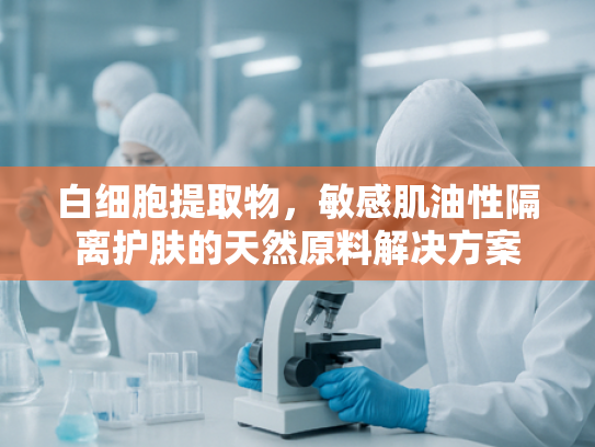 白细胞提取物，敏感肌油性隔离护肤的天然原料解决方案