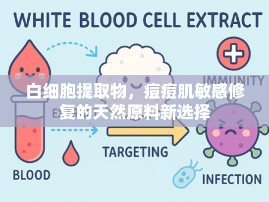 白细胞提取物，痘痘肌敏感修复的天然原料新选择
