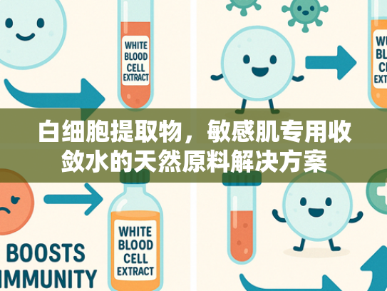 白细胞提取物，敏感肌专用收敛水的天然原料解决方案