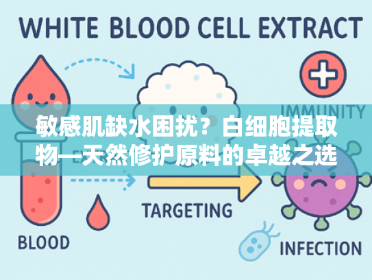 敏感肌缺水困扰？白细胞提取物—天然修护原料的卓越之选