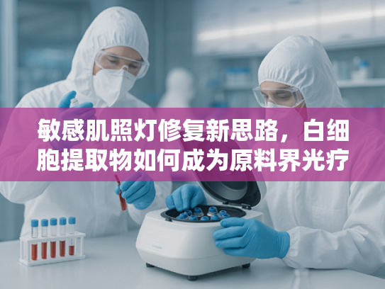 敏感肌照灯修复新思路，白细胞提取物如何成为原料界光疗伴侣？