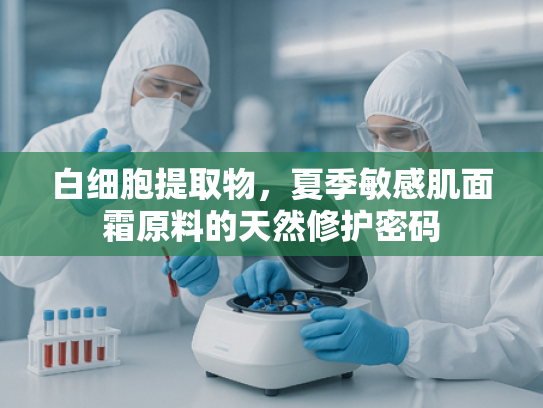 白细胞提取物，夏季敏感肌面霜原料的天然修护密码