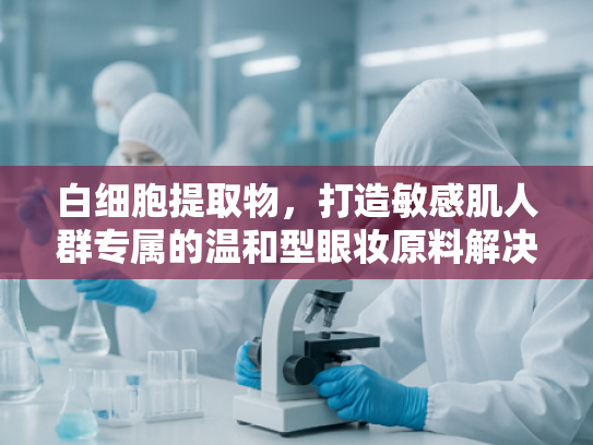白细胞提取物，打造敏感肌人群专属的温和型眼妆原料解决方案