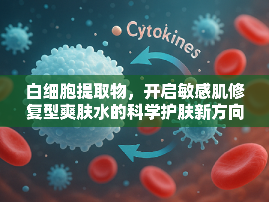 白细胞提取物，开启敏感肌修复型爽肤水的科学护肤新方向