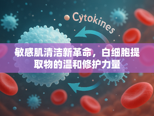 敏感肌清洁新革命，白细胞提取物的温和修护力量