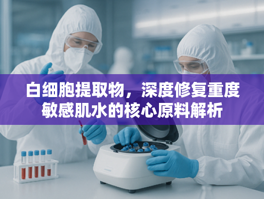 白细胞提取物，深度修复重度敏感肌水的核心原料解析