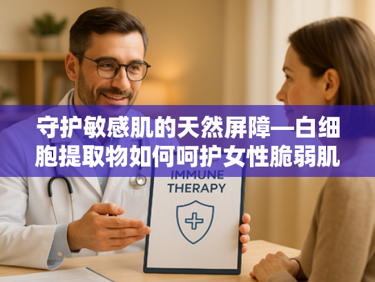 守护敏感肌的天然屏障—白细胞提取物如何呵护女性脆弱肌底