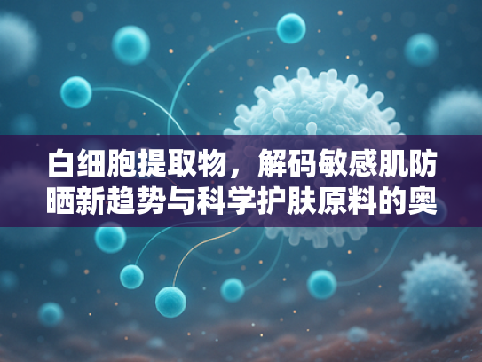 白细胞提取物，解码敏感肌防晒新趋势与科学护肤原料的奥秘