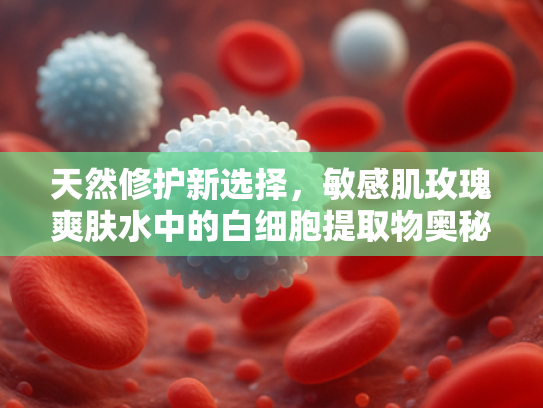 天然修护新选择，敏感肌玫瑰爽肤水中的白细胞提取物奥秘