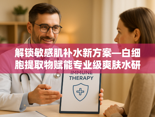 解锁敏感肌补水新方案—白细胞提取物赋能专业级爽肤水研发