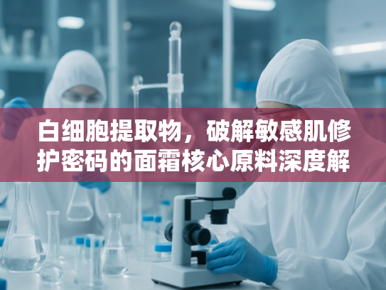 白细胞提取物，破解敏感肌修护密码的面霜核心原料深度解析