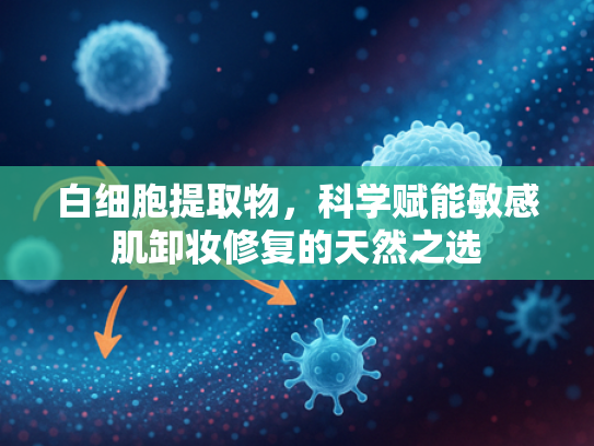 白细胞提取物，科学赋能敏感肌卸妆修复的天然之选