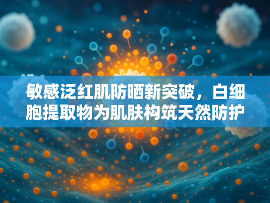 敏感泛红肌防晒新突破，白细胞提取物为肌肤构筑天然防护屏障