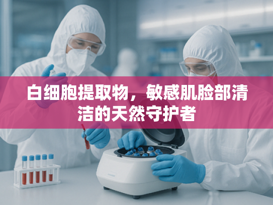 白细胞提取物，敏感肌脸部清洁的天然守护者