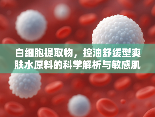 白细胞提取物，控油舒缓型爽肤水原料的科学解析与敏感肌护理新方向