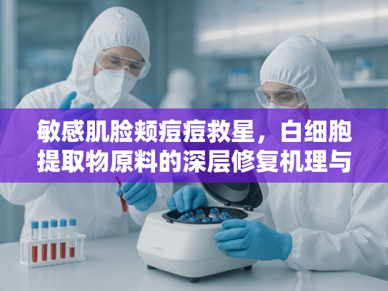 敏感肌脸颊痘痘救星，白细胞提取物原料的深层修复机理与应用