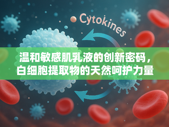 温和敏感肌乳液的创新密码，白细胞提取物的天然呵护力量