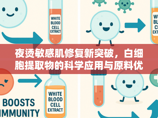 夜烫敏感肌修复新突破，白细胞提取物的科学应用与原料优势