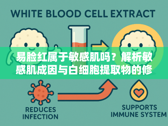 易脸红属于敏感肌吗？解析敏感肌成因与白细胞提取物的修护作用