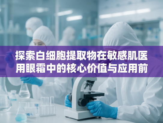 探索白细胞提取物在敏感肌医用眼霜中的核心价值与应用前景