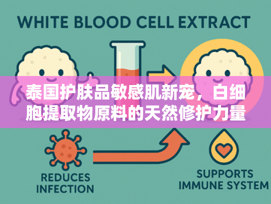泰国护肤品敏感肌新宠，白细胞提取物原料的天然修护力量