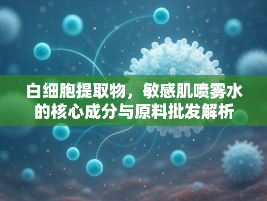 白细胞提取物，敏感肌喷雾水的核心成分与原料批发解析