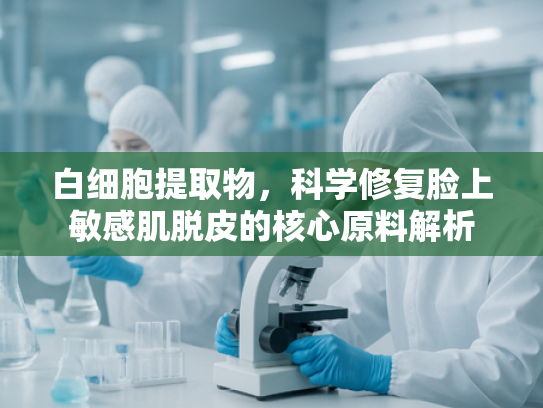 白细胞提取物，科学修复脸上敏感肌脱皮的核心原料解析