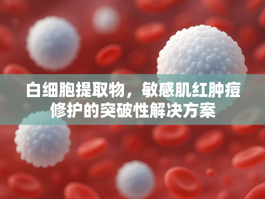 白细胞提取物，敏感肌红肿痘修护的突破性解决方案