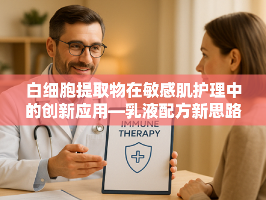 白细胞提取物在敏感肌护理中的创新应用—乳液配方新思路