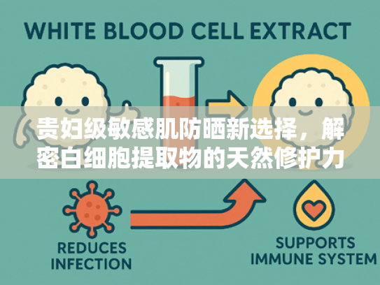 贵妇级敏感肌防晒新选择，解密白细胞提取物的天然修护力量